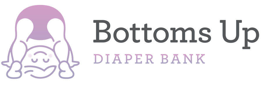 Bottoms Up Diaper Bank logo.